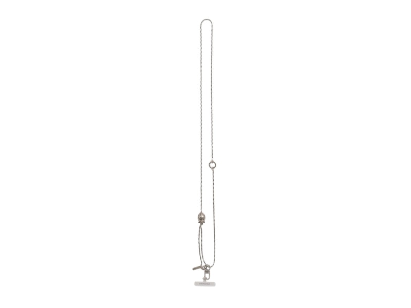 Pop Mart MEGA SPACE MOLLY Hello, Moon Lanyard Silver