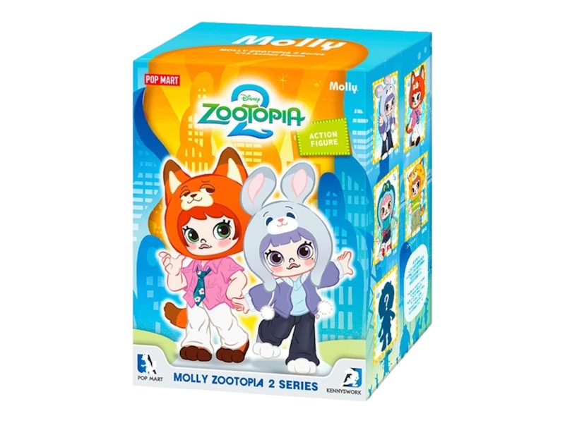 Pop Mart MOLLY ZOOTOPIA 2 Series 1/12 Action Figure Single Blind Box