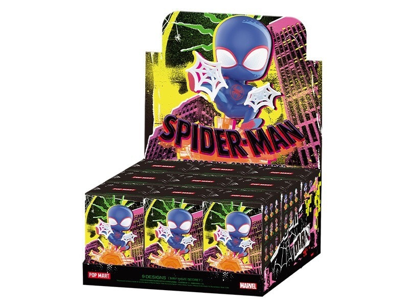 Pop Mart Marvel Spider-Man Across the Spider-Verse Series Sealed Case (9 Blind Box)