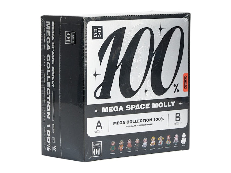 Pop Mart Mega Space Molly 100% Series 1 Sealed Case (9 Blind Box)