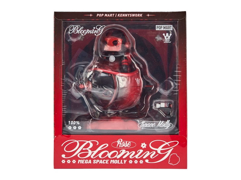 Pop Mart Mega Space Molly Blooming Series Rose 100%