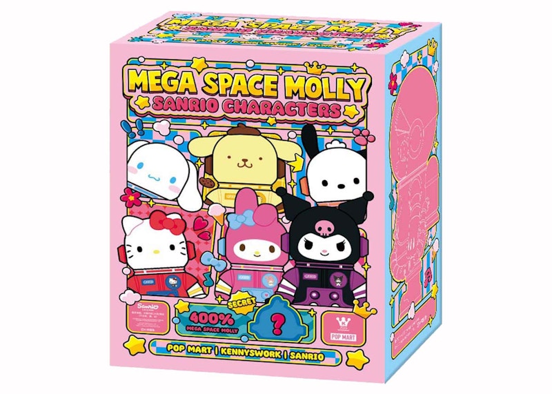 Pop Mart Mega Space Molly Sanrio Characters Series Single Blind Box 400%