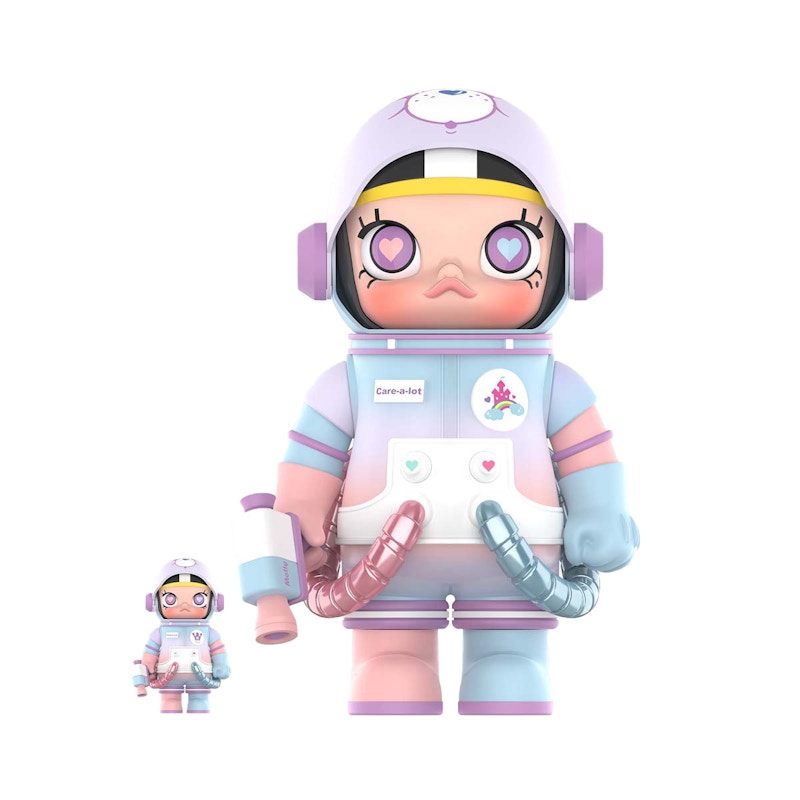Pop Mart Mega Space Molly x Care Bears Care-a-Lot Bear 100% & 400% Set