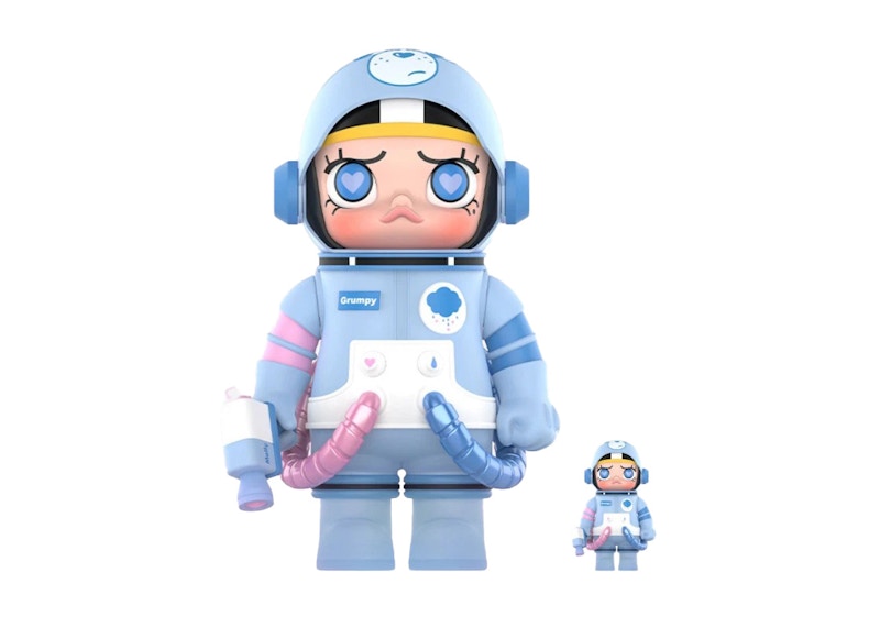 Pop Mart Mega Space Molly x Grumpy Bear 100% & 400% Set