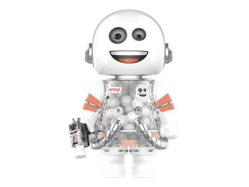 Pop Mart Mega Space Molly x emoji Series Caution, The Ghost is Here 100%