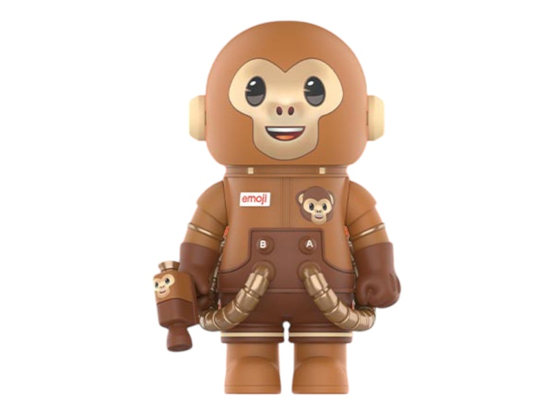 Pop Mart Mega Space Molly x emoji Series Monkey Business 100%