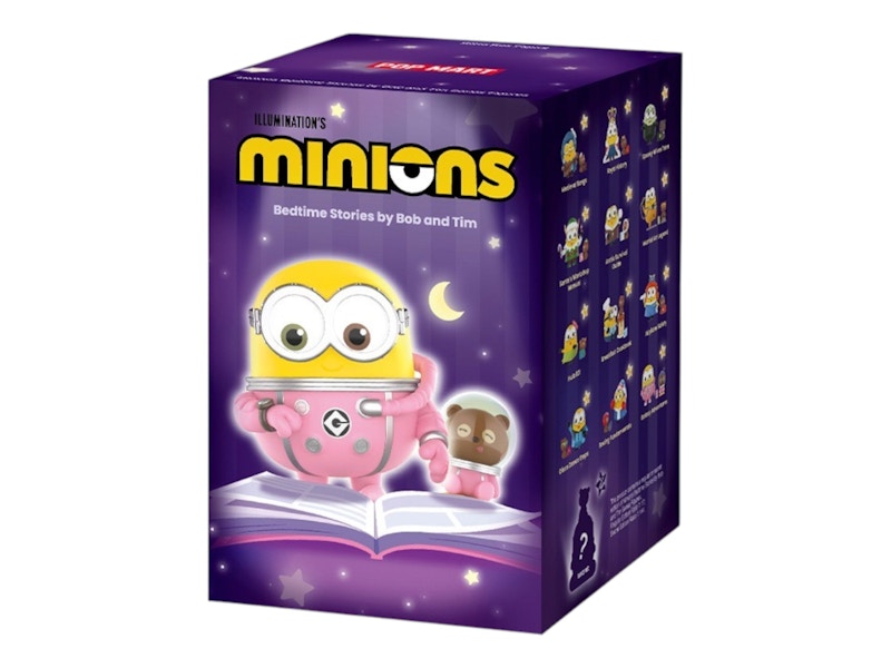 Pop Mart Minions Bedtime Stories by Bob and Tim Series Figures Single Blind Box