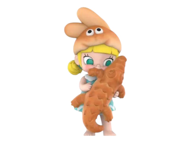 Pop Mart Molly Carb-Lover Series Crocodile Bread Figure