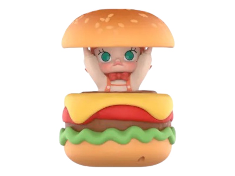 Pop Mart Molly Carb-Lover Series Pick-a-Boo Burger Figure