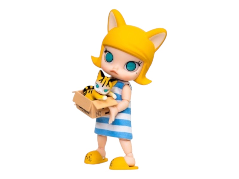 Pop Mart Molly Cat In The Box Figure