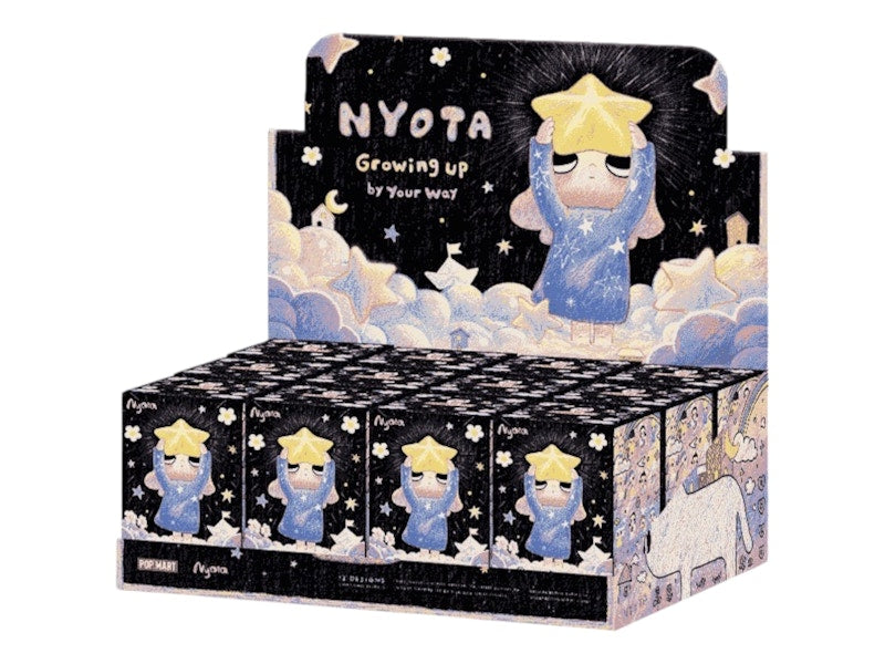 Pop Mart Nyota Growing up by Your Way Series Figures Sealed Case (12 Blind Box)