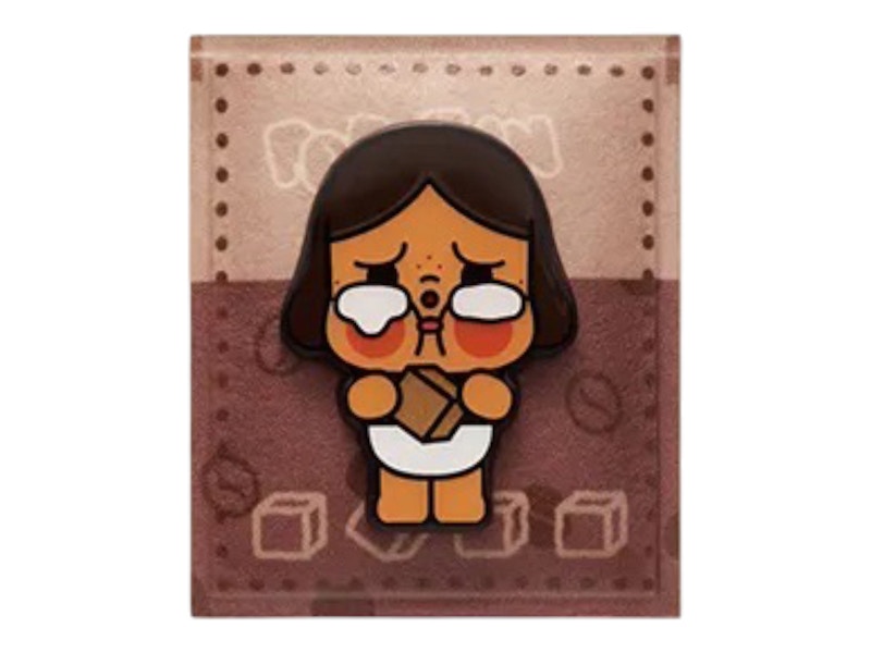 Pop Mart POP BEAN Coffee Factory Series CRYBABY Golden Sugar Seasoning Fridge Magnet