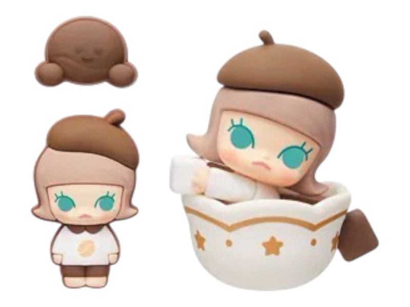 Pop Mart POP BEAN Coffee Factory Series MOLLY Decoration Charm
