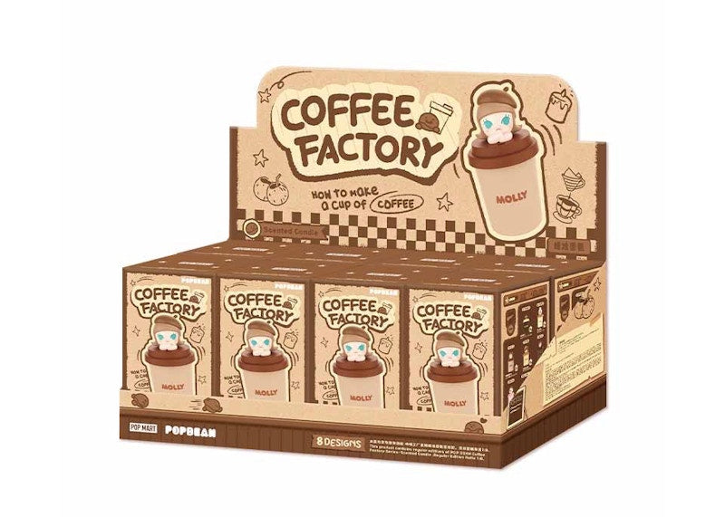 Pop Mart POP BEAN Coffee Factory Series Scented Candle Sealed Case (8 Blind Boxes)