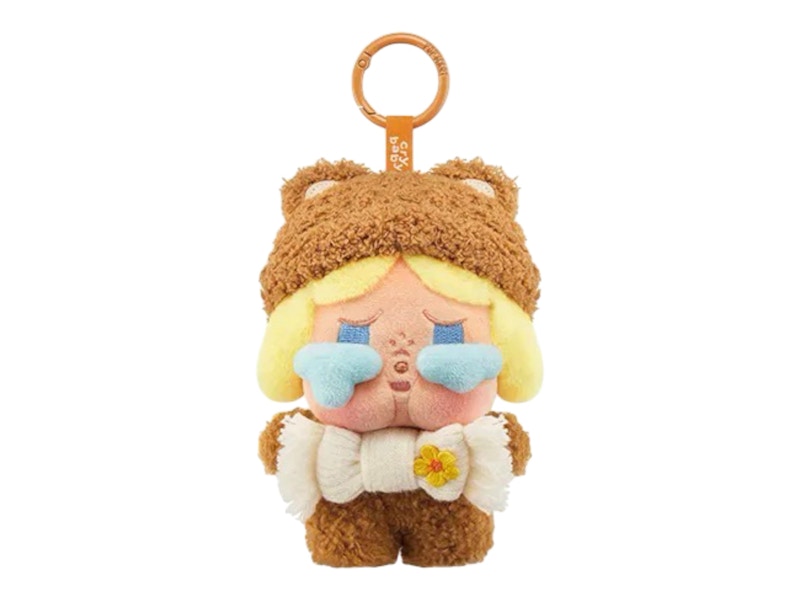 Pop Mart POP BEAN Fluffy & Cozy Series CRYBABY Fuzzy Bear Plush Pendant