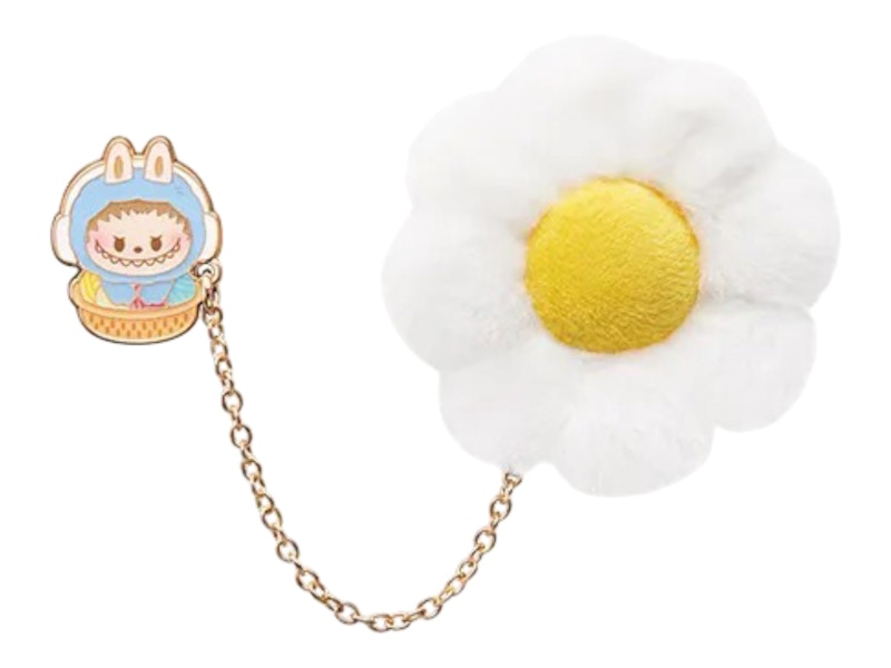 Pop Mart POP BEAN Fluffy & Cozy Series LABUBU Toasty Snow Baby Fridge Magnet