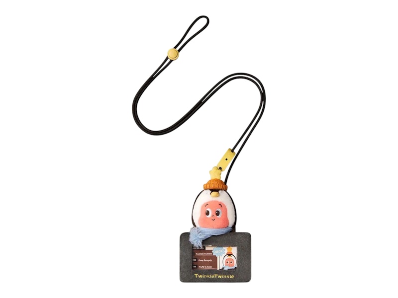 Pop Mart POP BEAN Fluffy & Cozy Series Twinkle Twinkle Cozy Penguin Card Holder Pendant