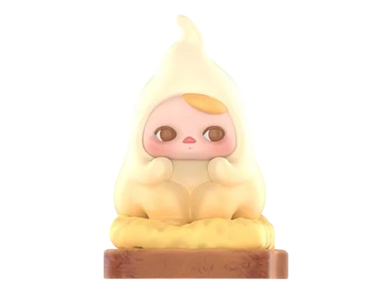 Pop Mart PUCKY Egg Beanie Series Scrambled Egg Toast Figure