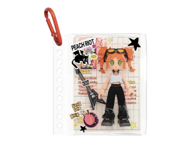 Pop Mart Peach Riot Carry The Music Series Pop Block Gigi SDCC Exclusive Pendant White