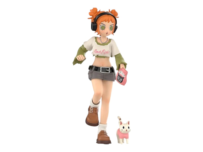 Pop Mart Peach Riot Rush Hour Series Gigi Cat Walker Figure