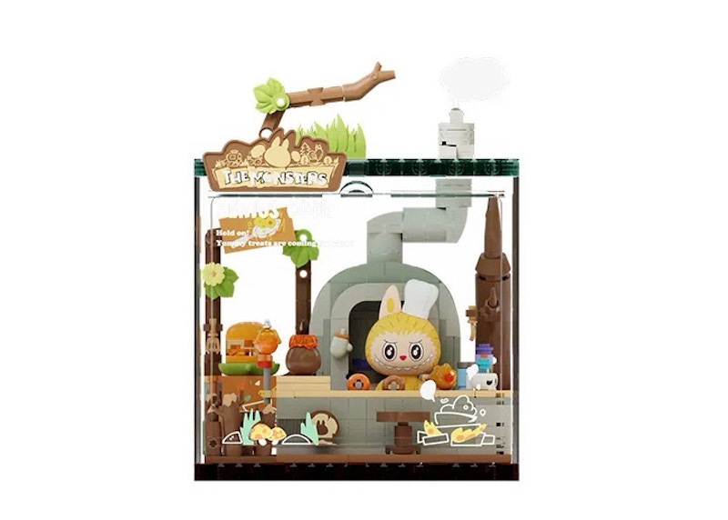 Pop Mart Pop Blocks Labubu The Monsters Forest Secret Base Series Blocks Part 2 Genius Cook P10007 Block Figure