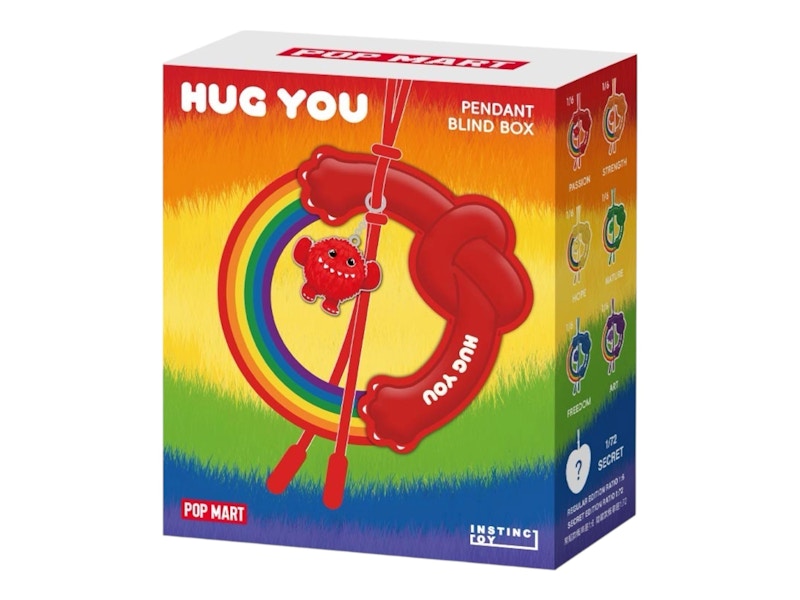 Pop Mart Instinctoy Hug You Series Pendant Single Blind Box