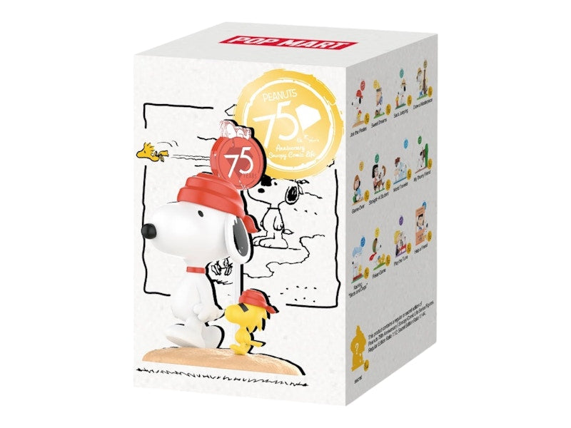 Pop Mart Peanuts 75th Anniversary Snoopy Comic Life Series Figures Single Blind Box