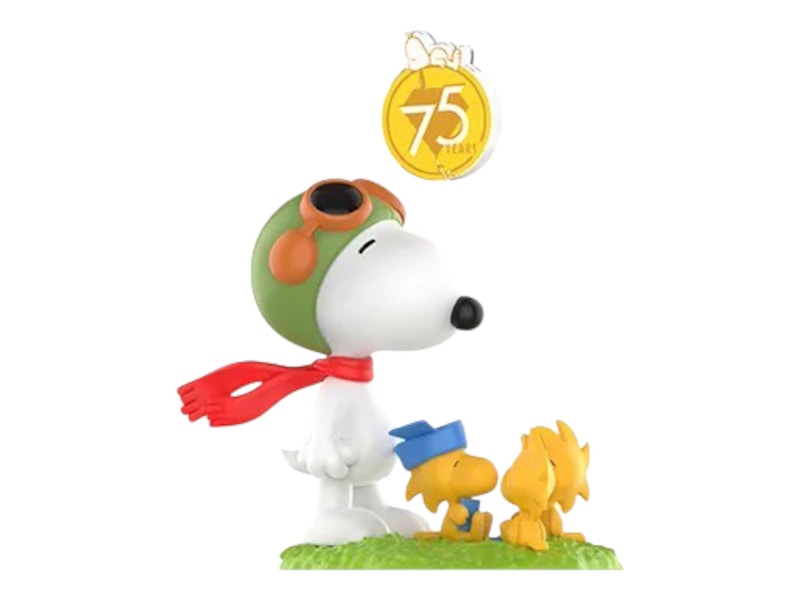 Pop Mart Peanuts 75th Anniversary Snoopy Comic Life Series Poker Game Figure