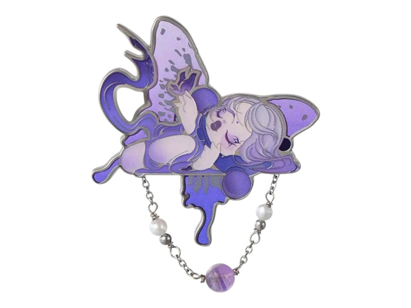 Pop Mart Pop Mart Skullpanda The Mirage Series The Butterfly Dream (Secret Edition) Pin
