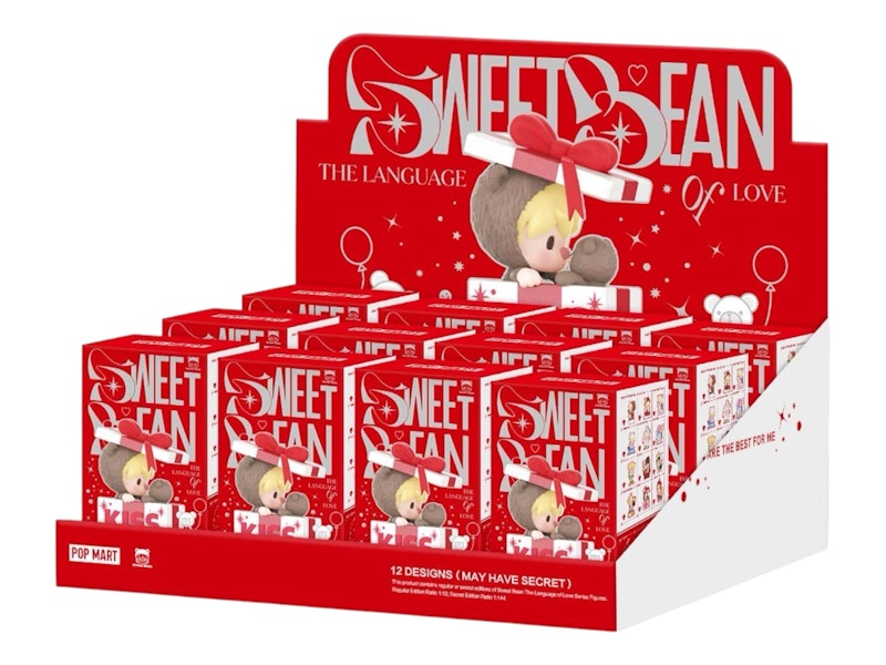 Pop Mart Sweet Bean The Language of Love Series Figures Sealed Case (12 Blind Box)