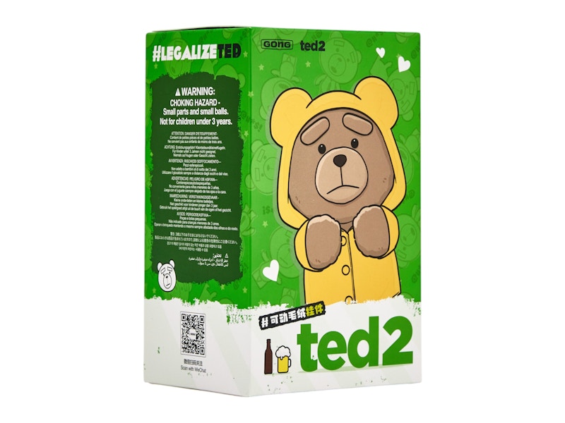 Pop Mart Pop Mart Ted2 Teddy Bear Action Plush Pendant Series Single Blind Box