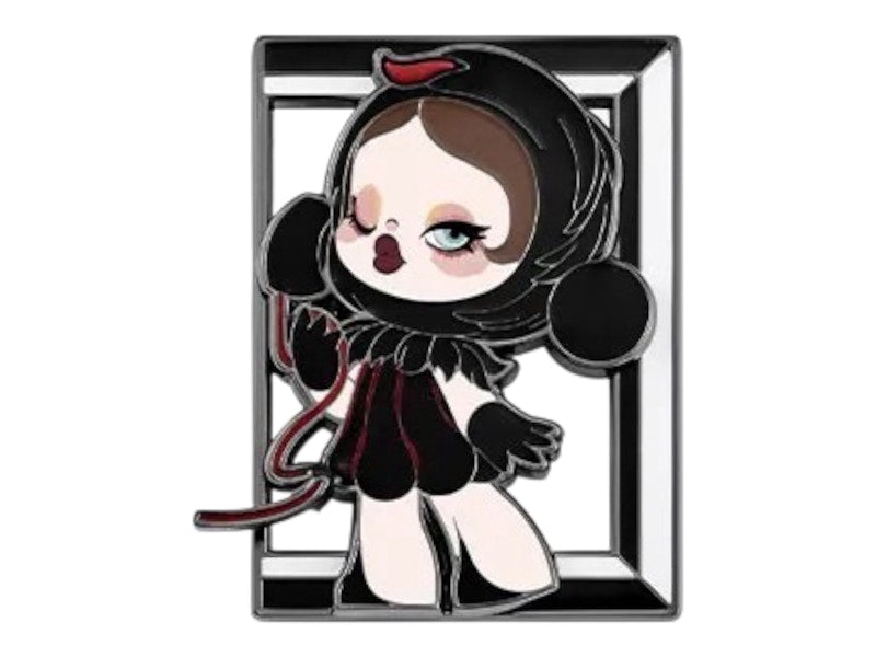 Pop Mart SKULLPANDA Image Of Reality Series The Duality (Black) Badge