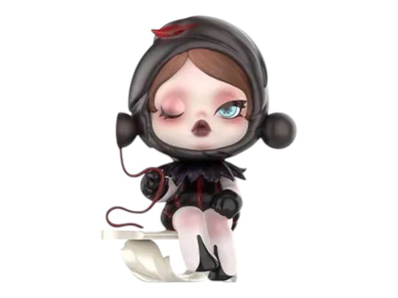 Pop Mart SKULLPANDA Image Of Reality Series The Duality (Black) Figure