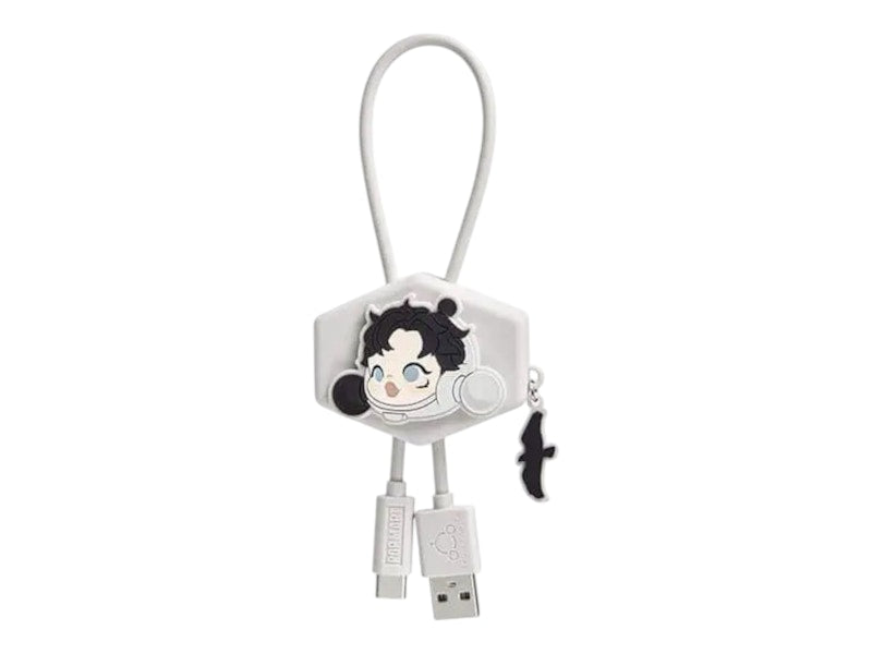 Pop Mart SKULLPANDA The Ink Plum Blossom Series Line The Bridge iPhone Cable