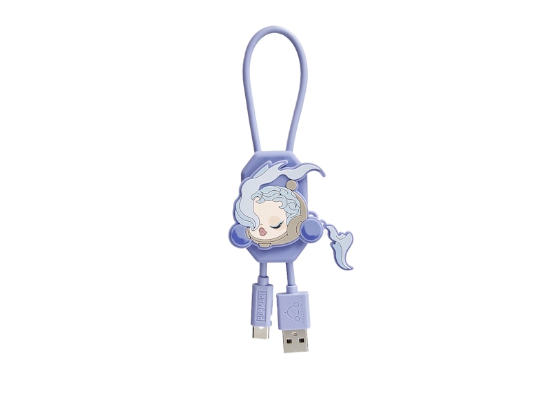 Pop Mart SKULLPANDA The Ink Plum Blossom Series Line The Wind iPhone Cable
