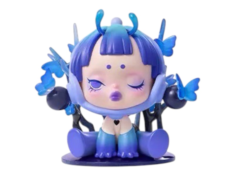 Pop Mart SKULLPANDA The Mare of Animals Series The Blue Morpho Figure