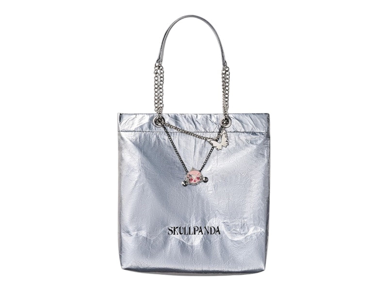Pop Mart SKULLPANDA The Sound Series Shoulder Bag Silver