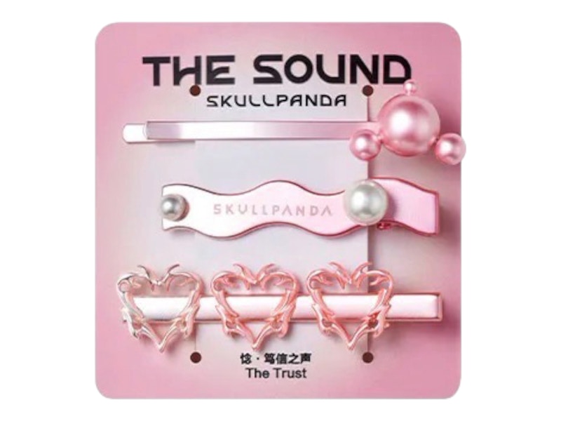 Pop Mart SKULLPANDA The Sound Series The Trust Hairpin Combination