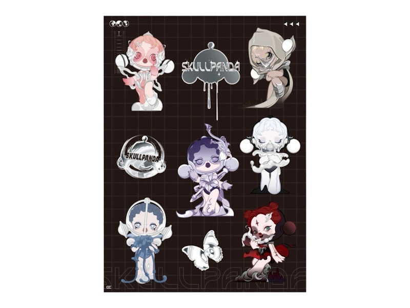 Pop Mart SKULLPANDA The Sound Series Version A Stickers