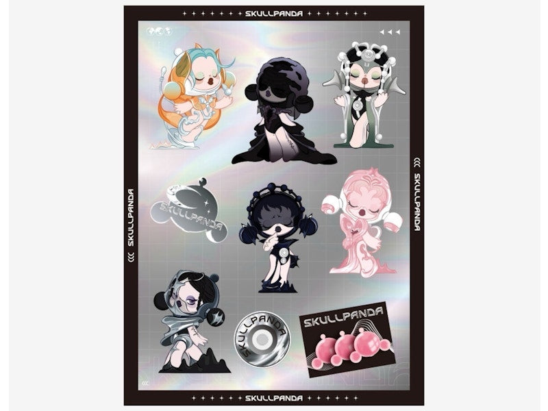 Pop Mart SKULLPANDA The Sound Series Version B Stickers