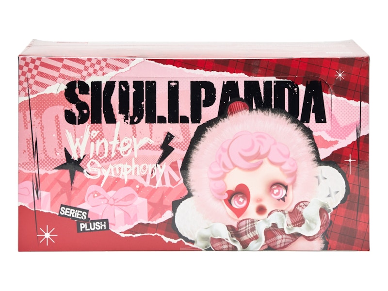 Pop Mart SKULLPANDA Winter Symphony Series Vinyl Face Plush Pendant Sealed Case (6 Blind Box)