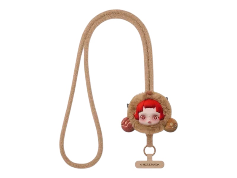 Pop Mart SKULLPANDA You Found Me! Series Pranky Peanut Phone Lanyard