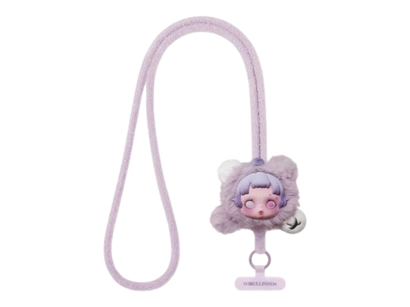 Pop Mart SKULLPANDA You Found Me! Series Ratty Bear Phone Lanyard
