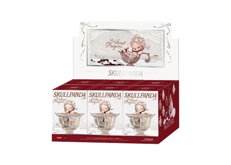 Pop Mart Skullpanda The Feast Begins Series Scented Candle Sealed Case (6 Blind Box)