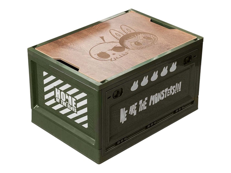 Pop Mart The Monsters Home of the Elves Series Storage Box Green