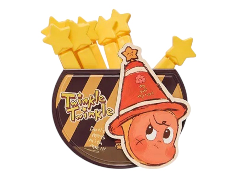 Pop Mart Twinkle Twinkle Be a Little Star Series Bad Temper Magnetic Sealing Clip Storage Box Set