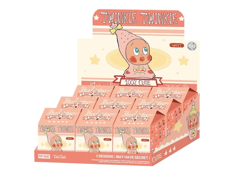 Pop Mart Twinkle Twinkle Create Your Taste Series B Figures Sealed Case (9 Blind Box)