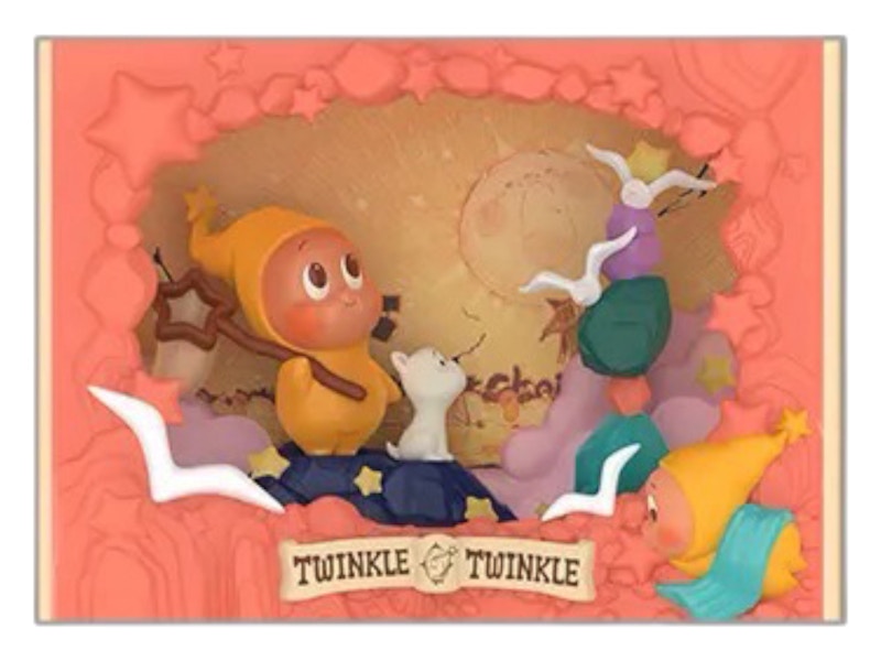Pop Mart Twinkle Twinkle Light Up Series Collecting Sunsets Scene Sets