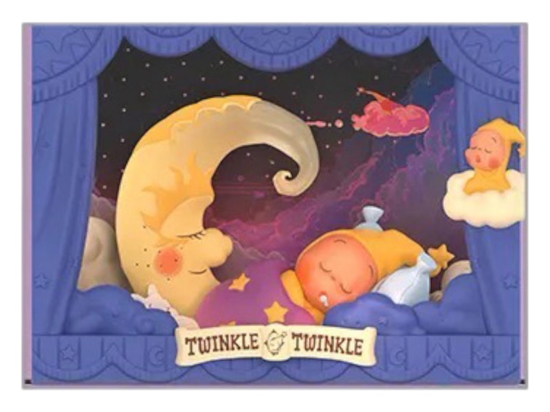 Pop Mart Twinkle Twinkle Light Up Series Good Night Scene Sets