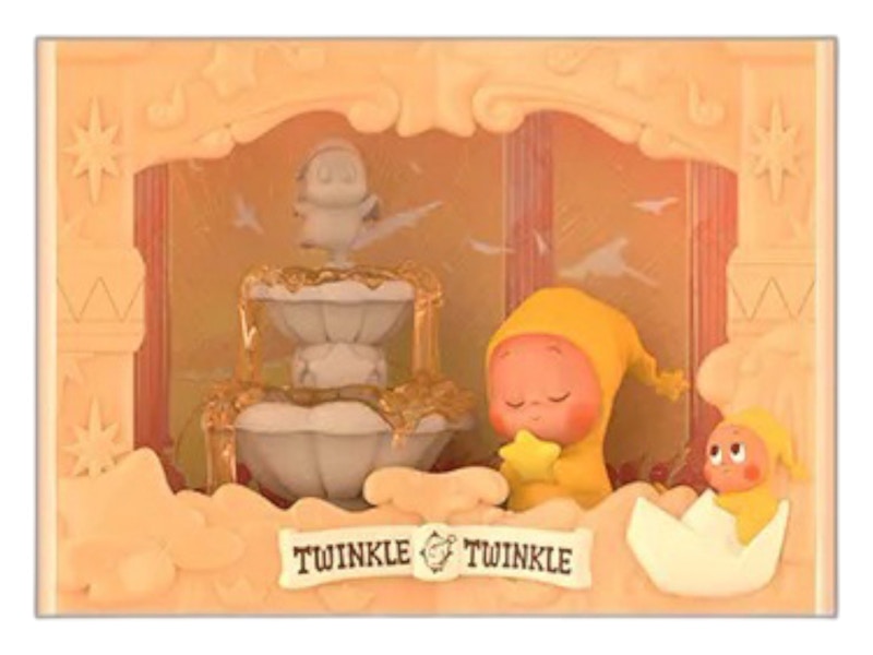 Pop Mart Twinkle Twinkle Light Up Series Starry Wishing Well Scene Sets